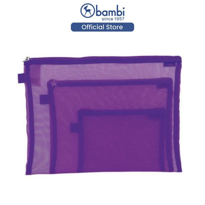 

Bambi 7126-90 Mesh pouch - Ungu