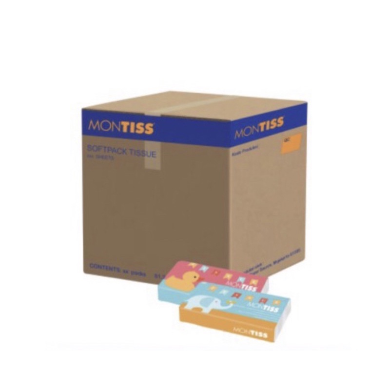 Tissue MONTISS TRAVELPACK 50 sheets 1dus isi 96pcs