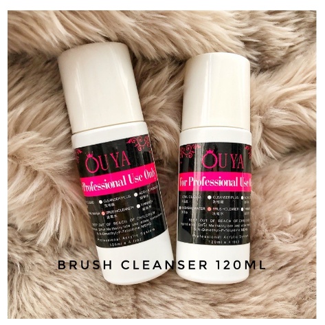 Ouya 120ml Brush Cleanser / Cairan Pembersih Kuas Nailart Nail Gel Polish