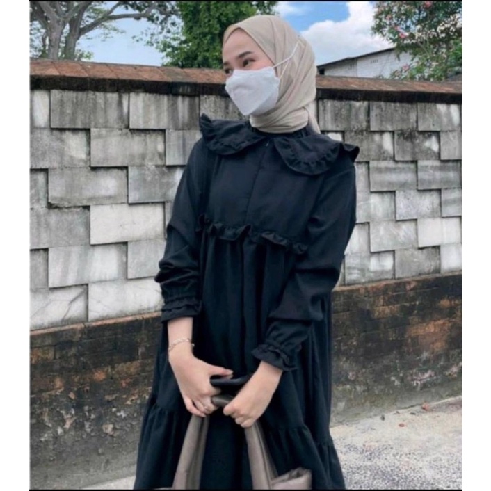 Midi Dress Katun Twill