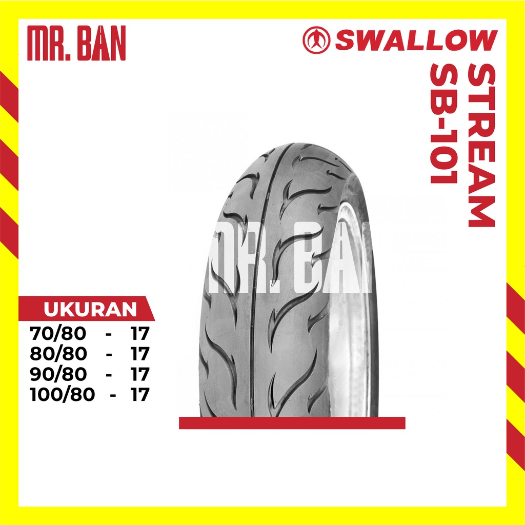 BAN MOTOR RING 17 SWALLOW STREAM SB-101 TUBLES 70/80 80/80 90/80 100/80 TL