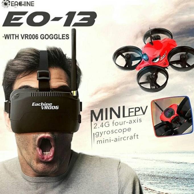 [ Promo ] Racing Drone Micro Eachine E013 Fvp With 5.8 Google 1000Tvl Camera - Drone Kamera Dan Akse