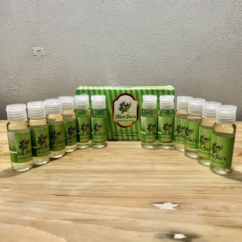 Minyak Kayu Putih Hijau Buru Asli dari Ambon 25 ml