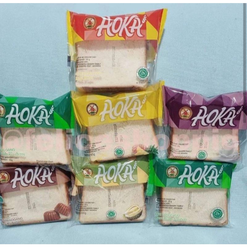 

Roti panggang Aoka netto 65 gr