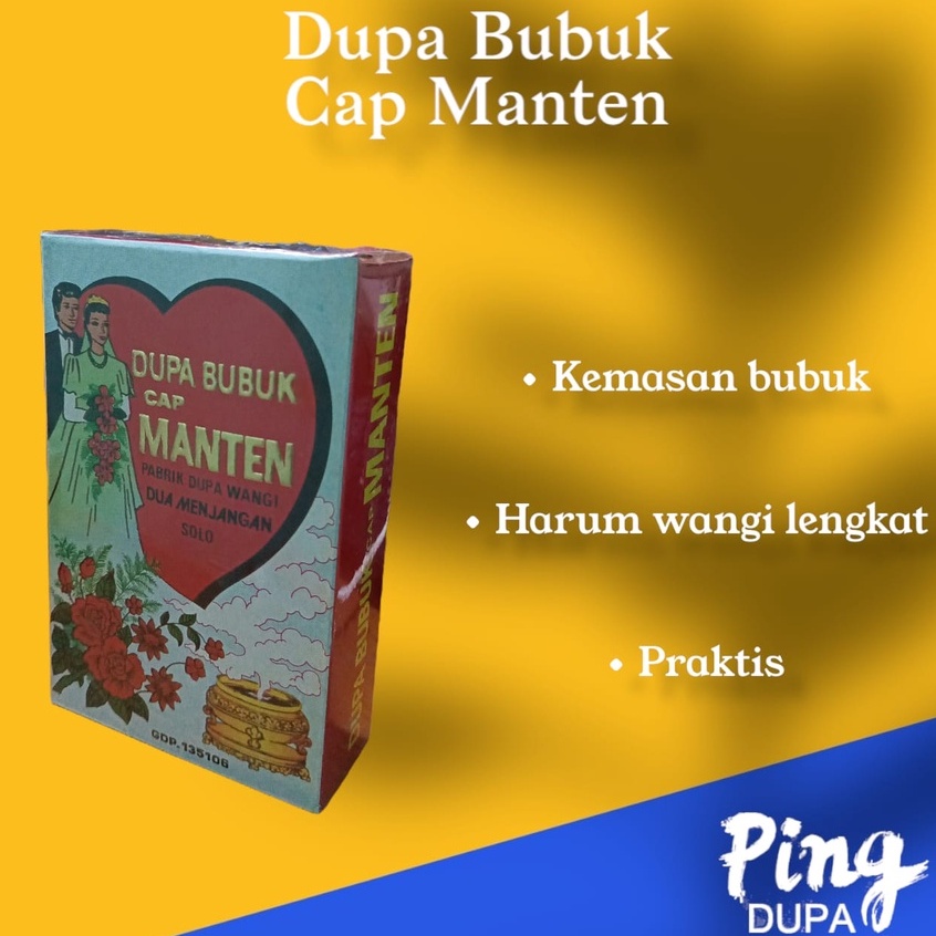 Dupa Bubuk Cap Manten Kotak Produksi Anak Bangsa Wanginya Sudah Terbukti Cocok Untuk Ritual Keagamaan