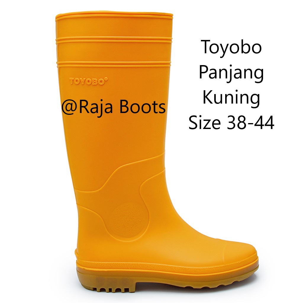 Toyobo Boots &amp; MaxSafe Boots Panjang Kuning