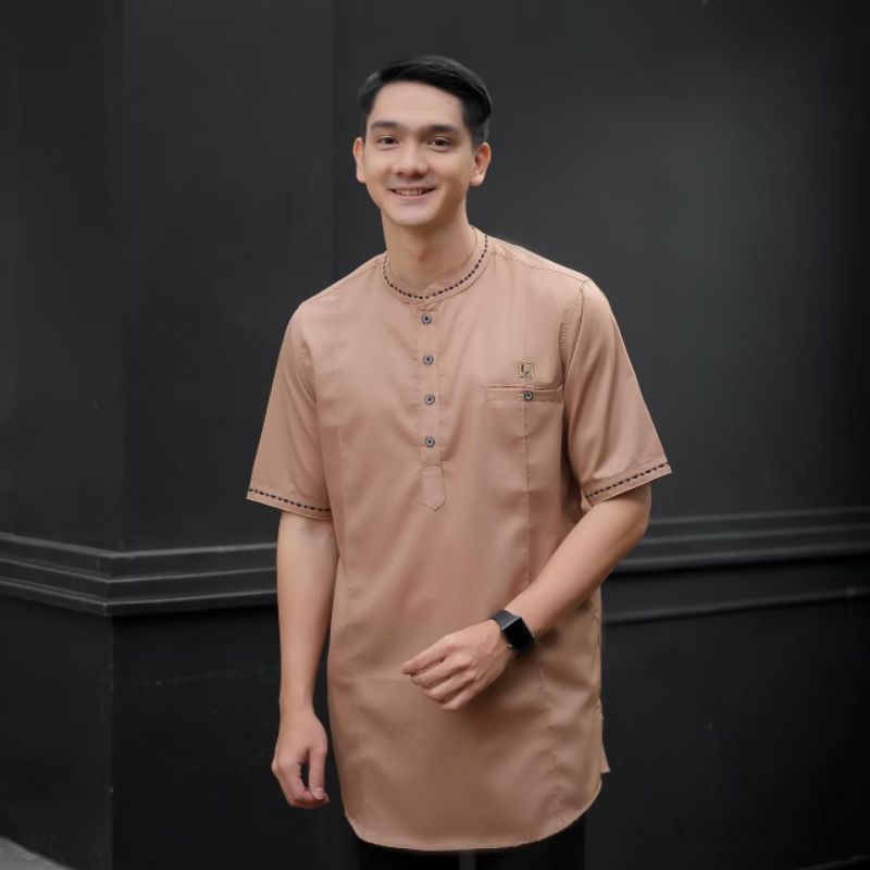 BAJU KOKO KURTA LENGAN PENDEK  Matt TOYOBO FODU
