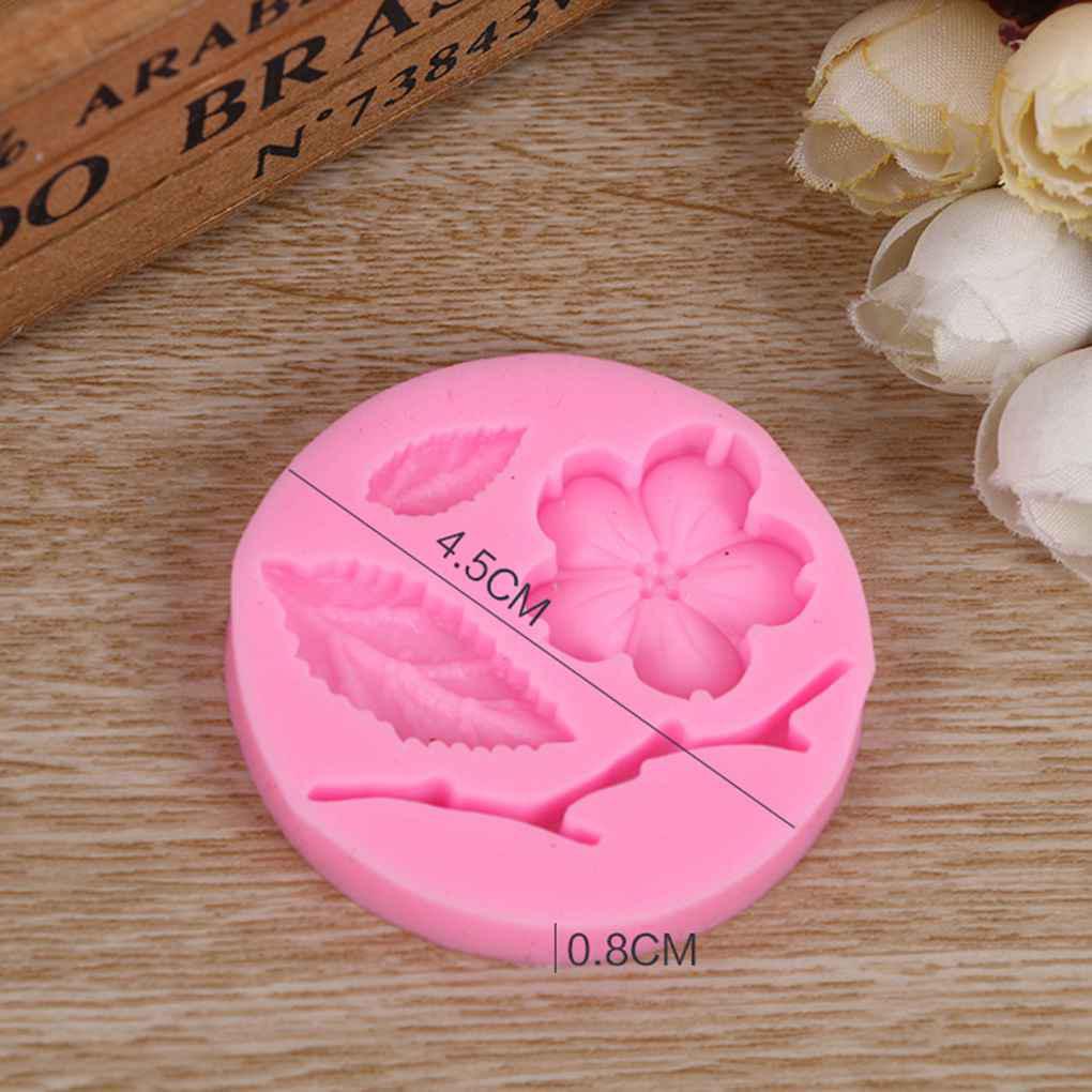 Handmade Soap Mold Peach Blossom Cetakan Kue Roti Mousse Jelly Coklat