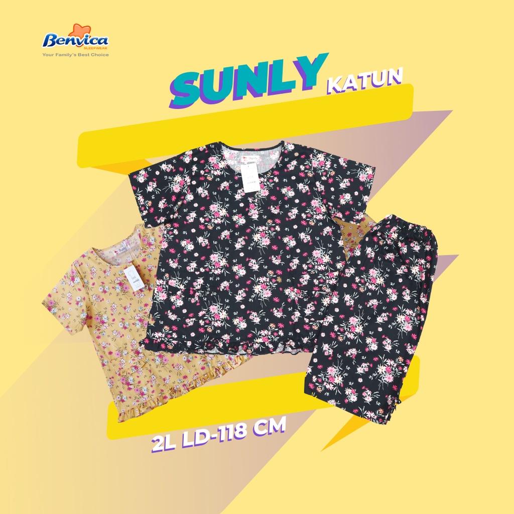 BAJU TIDUR CELANA PENDEK 2L SUNLY - B