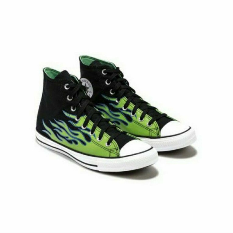 Converse ct as high flame green Original Resmi MAP