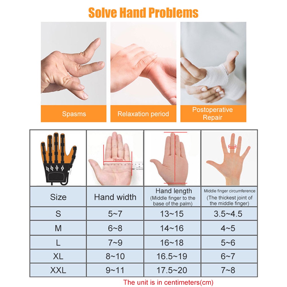 Sarung Tangan Robot Rehabilitasi/ Terapi Pemulihan Jari / terapi stroke