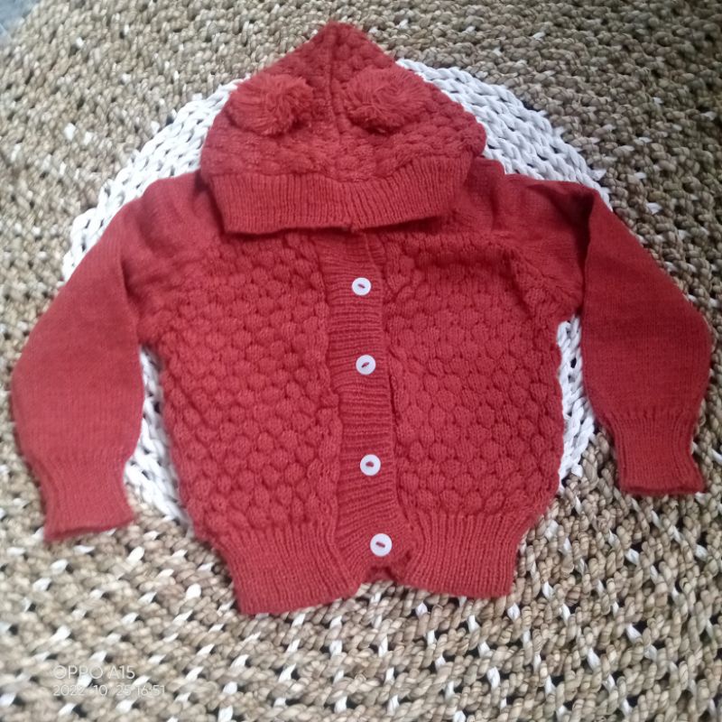 switer rajut anak 08-20 bulan