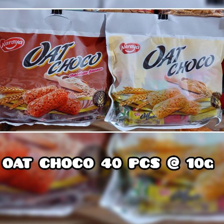 

✨ NARAYA OAT CHOCO 400g ( 40 pcs @ 10g ) / OATCHOCO COKLAT / OATCHOCO VANILA / ALMA.SNACK buruan