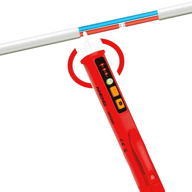 ANENG Tester Non Contact AC Detector 12V-250V - VD700 ANENG Tester Pen Non Contact AC Voltage Alert Detector 12V-250V - VD700