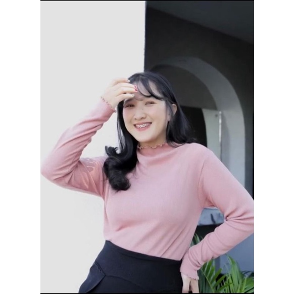 kaos rib necy//kaos necy premium//kaos wanita