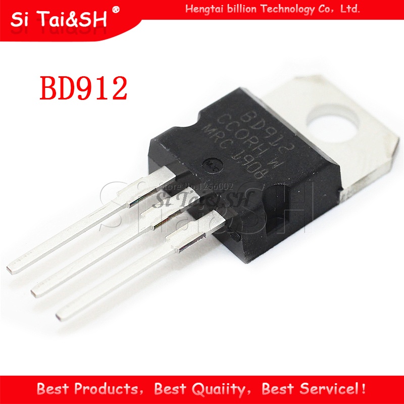 10pcs BD912 100V 15A TO-220 TO220 Darlington transistor Baru original 新Yuho