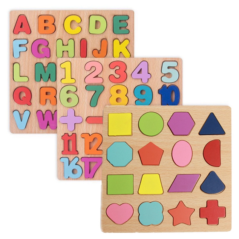 HAPPYTOYS.888 #A4 PUZZLE ALPHABET / ALPHABET CHUNKY PUZZLE / MAINAN WARNA WARNI / MAINAN KAYU EDUKASI / MAINAN PUZZLE EDUKASI ANAK