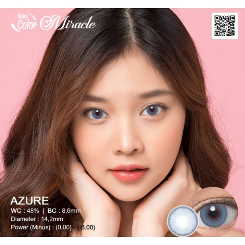 Living Color Miracle Softlens Warna Ukuran Normal Sampai -2.50