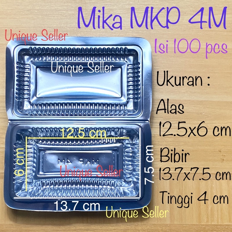 Mika MKP 4L 4M 4S isi 100 pcs / Mika MKP 4L isi 100 pcs / Mika MKP 4M isi 100 pcs / Mika MKP 4L isi 100 pcs / Mika 4 M Tebal / Mika 4A