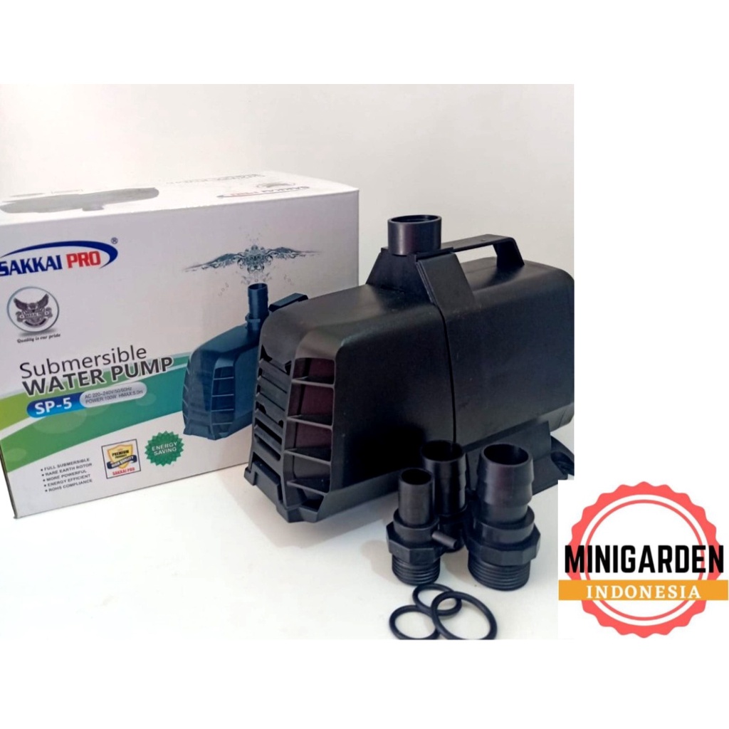 SAKKAI PRO SP-5 SUBMERSIBLE PUMP POMPA AIR CELUP FILTER AQUARIUM KOLAM
