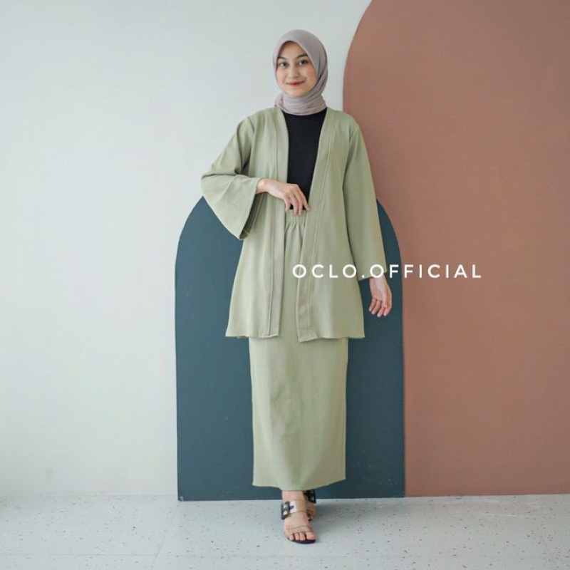 Clarabel Long Cardi set by oclo.official