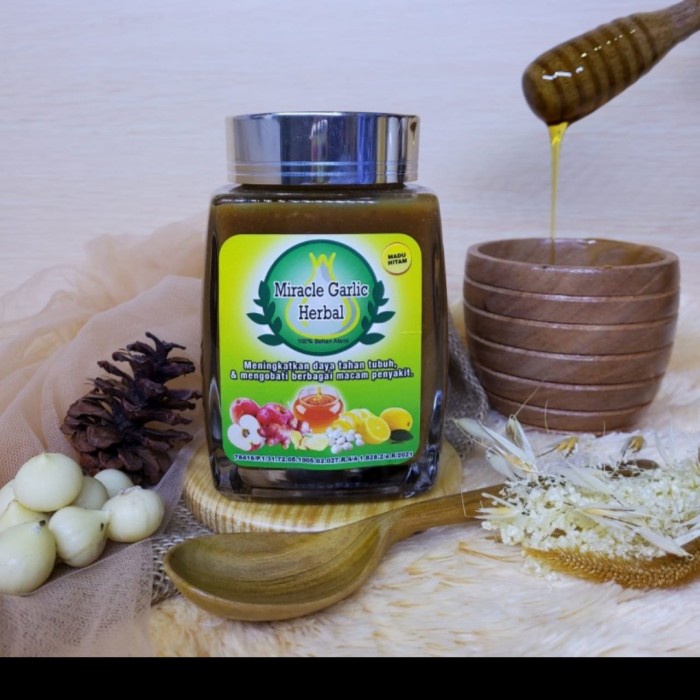 

ORIGINAL MURAH 1 Botol Miracle Herbal madu Hitam