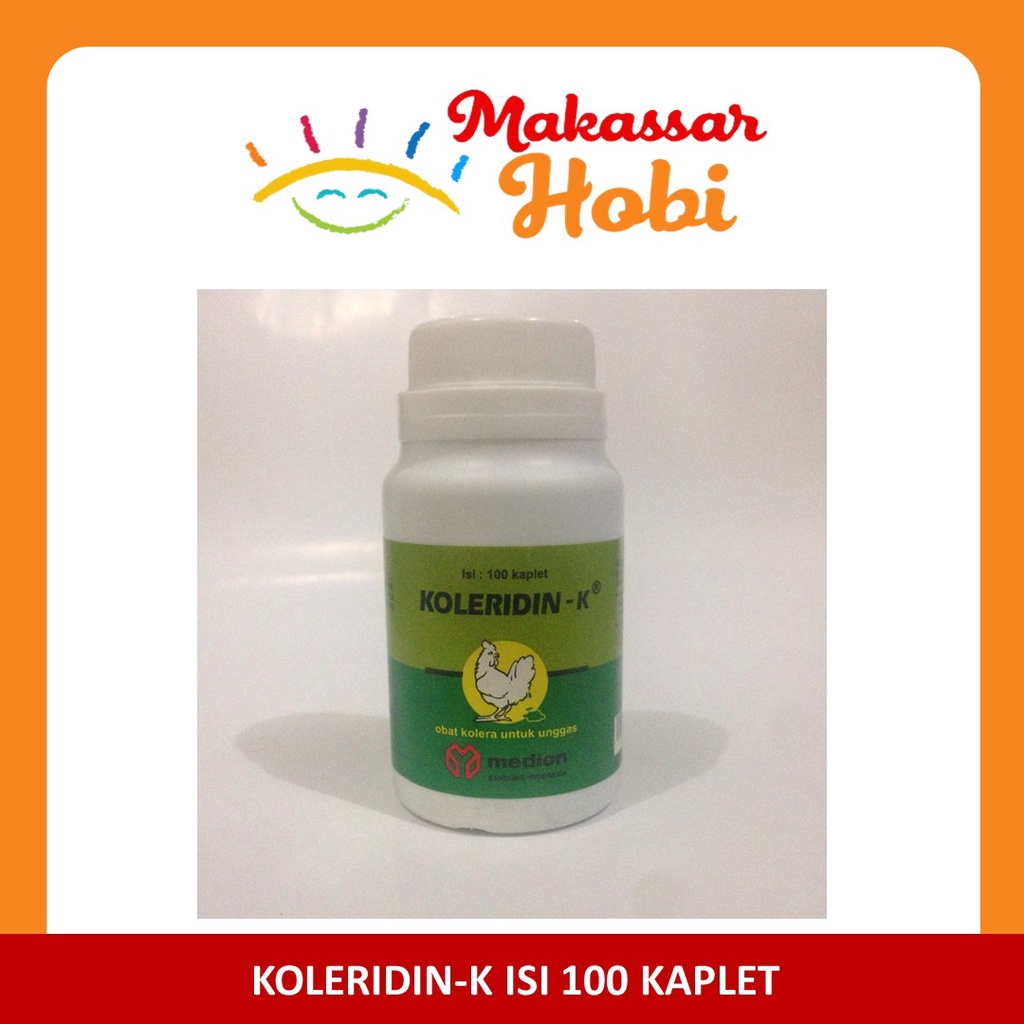 Koleridin 100 Kaplet Obat Ayam Burung Mencret Diare Sembelit Mejen CRD