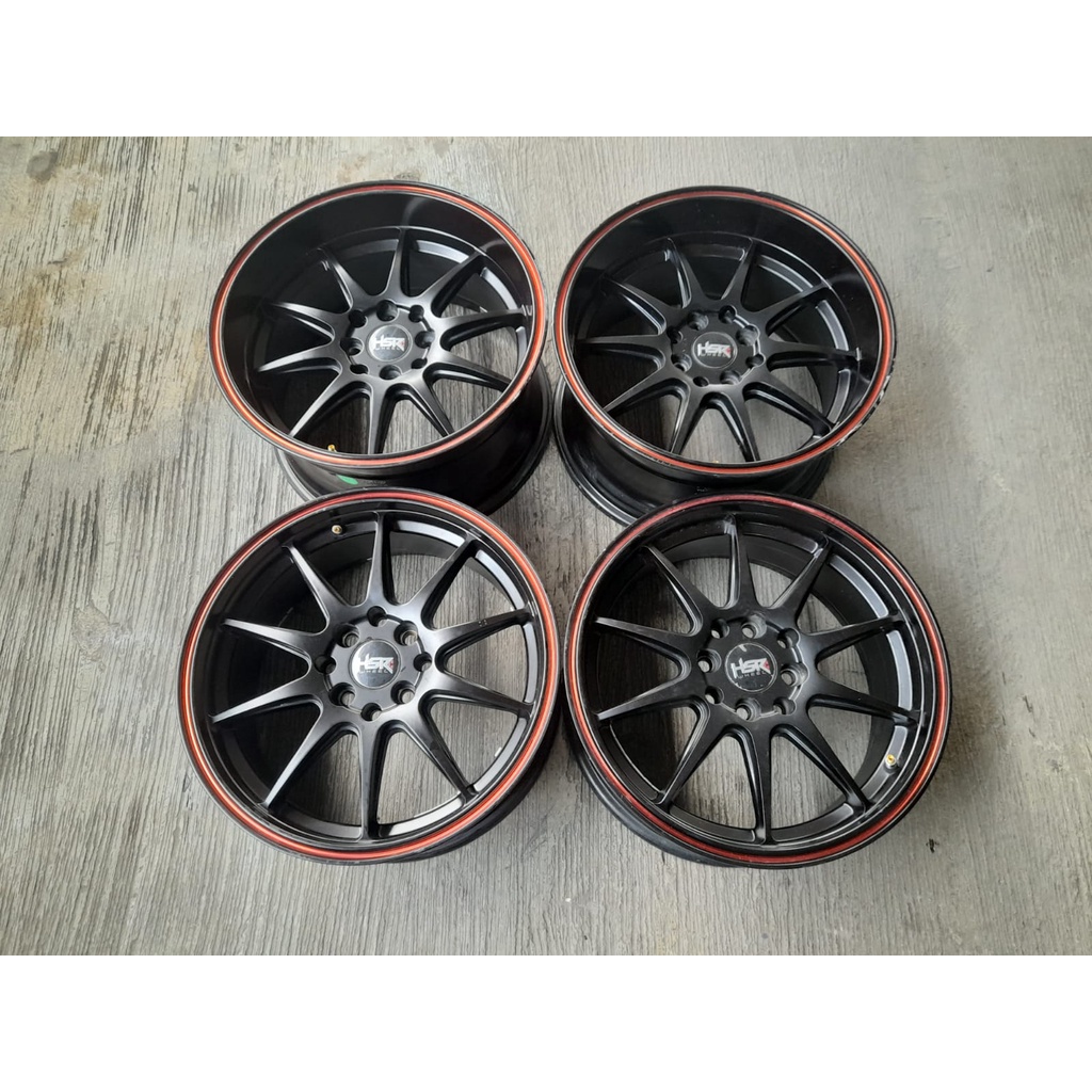 Velg Bekas Ring 16 Hsr Trible Pcd 4x100-4x114,3 Black