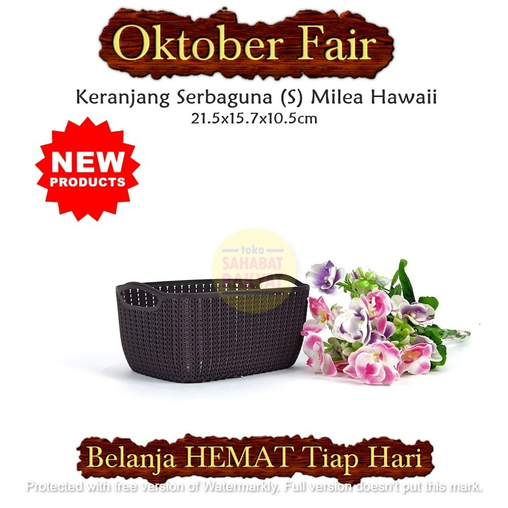 RML825B Keranjang Serbaguna Milea Hawaii (S)