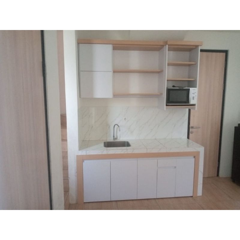 Kitchen  set Minimalis lapisan HPL  sesuai request/Custom