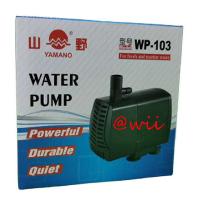 YAMANO WP 103 WP103 WP-103 Pompa Air Celup Pompa Kolam Aquarium