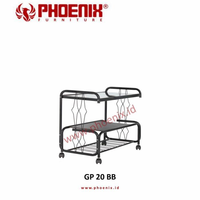 Meja Rak Tv Besi Phoenix / Rak Dorong Serbaguna