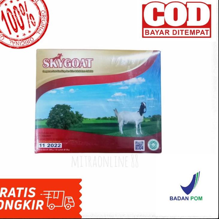 

kodeAa1A9--Susu Kambing Etawa SKYGOAT | 1 Box @10 Sachet