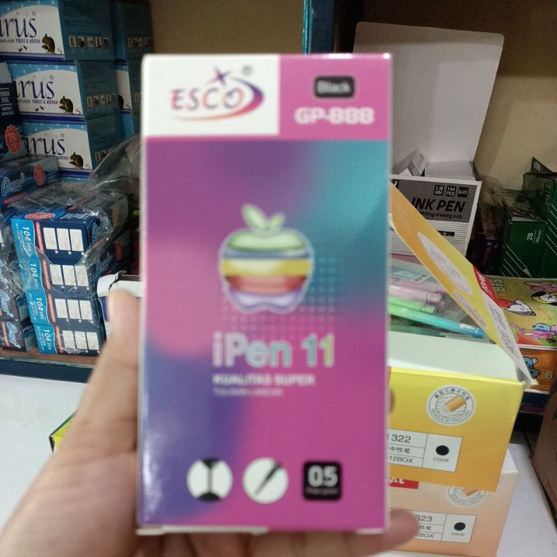 Pulpen IPEN Gel 0.5mm Isi 12 Pcs