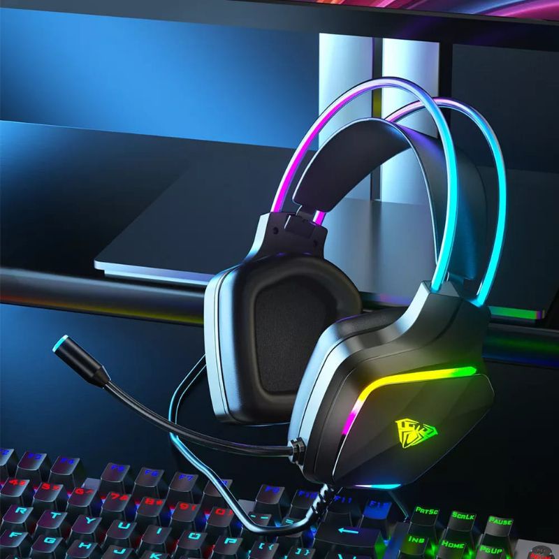 Headset Gaming aula S502 Gaming headset RGB