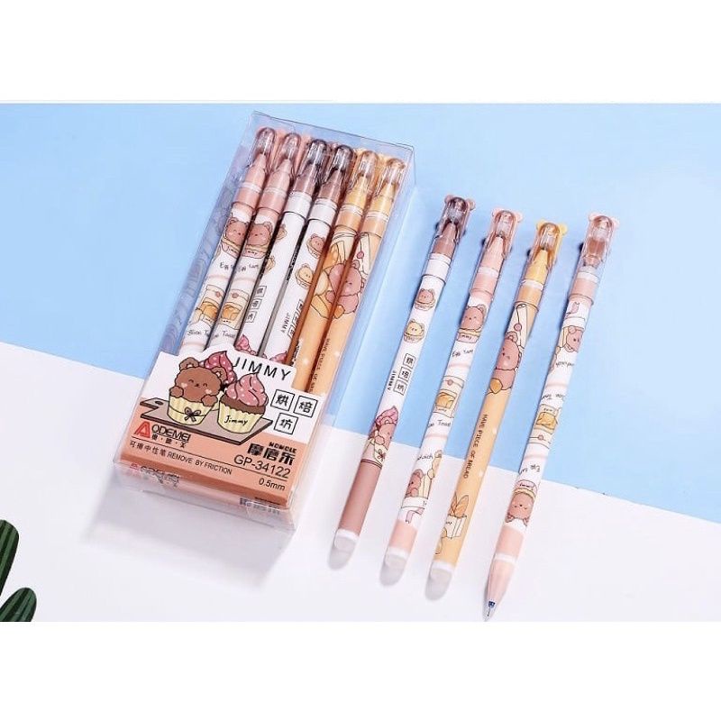 

* MKA *_ ( 1 pcs ) Pulpen Pulpen Karakter Eraseable Bisa Di Hapus Pulpen Karakter Motif