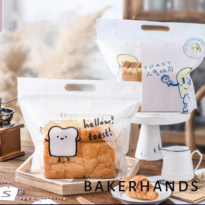 

Plastik Roti Tawar/Plastic Zipper Toast Bag/Toast Bag 066