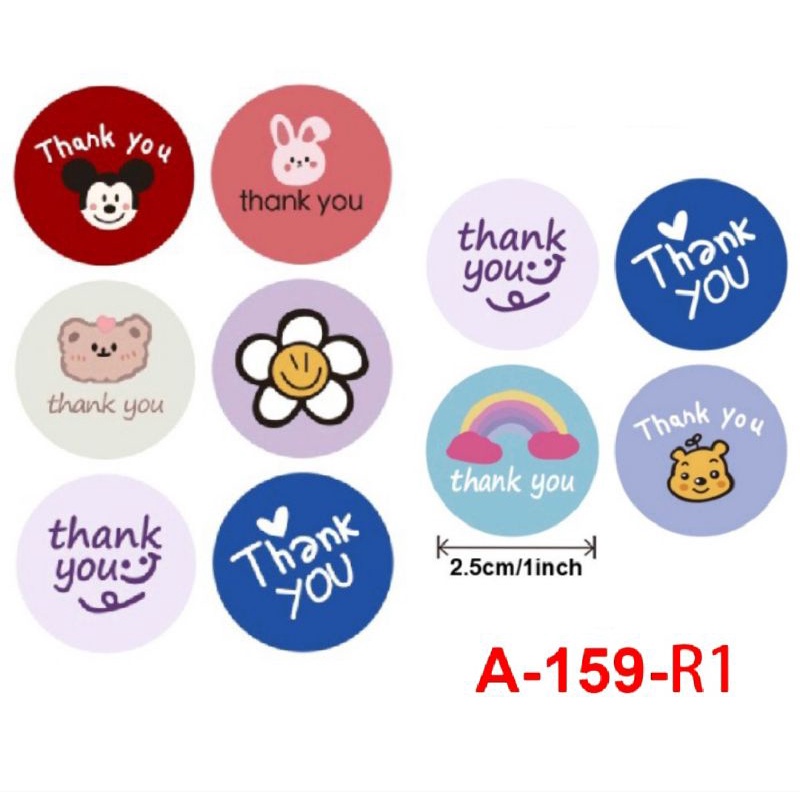 

10 PCS STICKER THANK YOU TERIMA KASIH STIKER SOUVENIR SEGEL KEMASAN IMPORT MURAH FS035 - Kertas Cap-Capan Label Segel Tempelan Ucapan Hiasan Untuk Gift Bingkisan Box Kardus Kotak Kue Cookies Amplop Hadiah Tulisan Motif Lucu Bagus Murah Terlaris Termurah