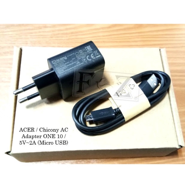 Adapter Original ACER ONE 10 / 5V~2A (Micro USB) Chicony
