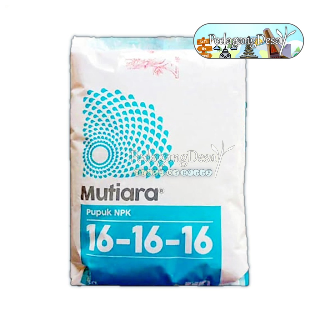 NPK Mutiara 16 16 16 | Pupuk Pembuahan | Pupuk Pembungaan | Pupuk Buah | Pupuk Bunga | Pupuk Pohon B