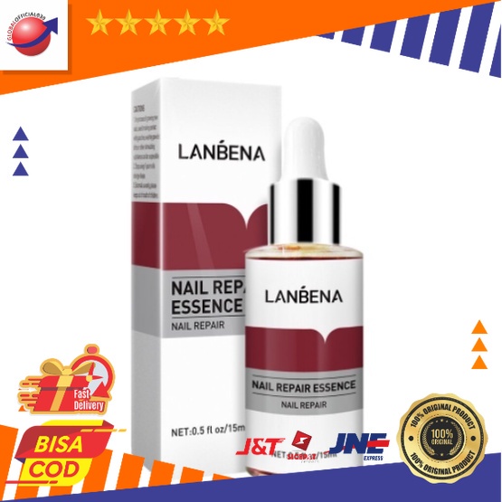LANBENA Nail Repair Essence Serum Vitamin Perawatan Kuku Jamuran Manicure Pedicure COD