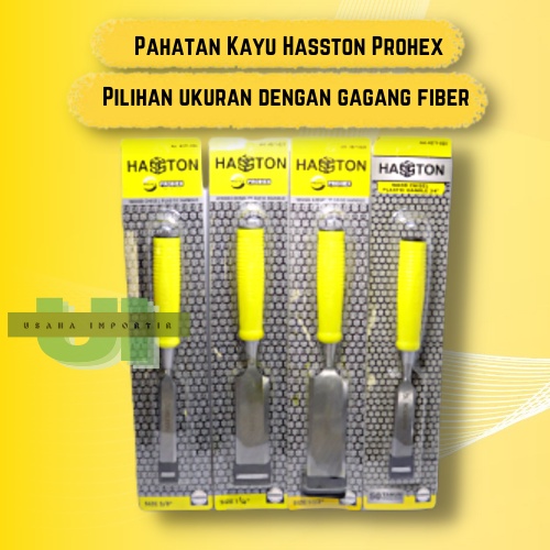 Tatah Kayu Semua Ukuran Hasston Original / Tatah Kayu Ukuran 3/4 Inch / Tatah Ukir / Alat Pahat Kayu