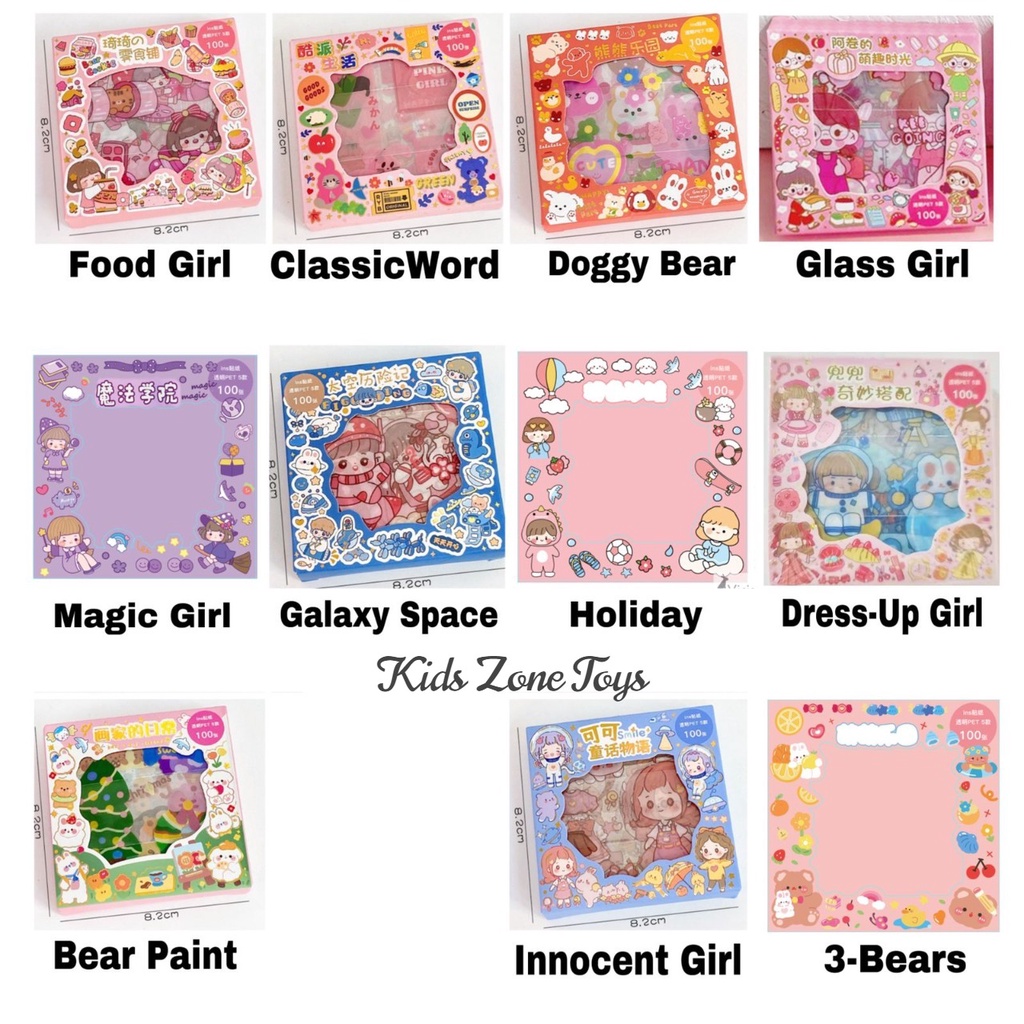

Sticker 2D Waterproof Buat Botol Tahan Air Viral DIY 100 Pcs