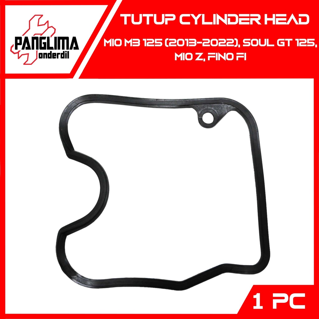 Tutup Cylinder Head Mio M3-Z &amp; Soul GT 125 &amp; Fino FI Seal-Sil-Gasket-Oring Cover Karet Silinder Cop