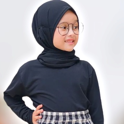 Manset Anak Perempuan / Baju Dalaman anak Usia 4-15 Tahun Manset Lengan Panjang Polos