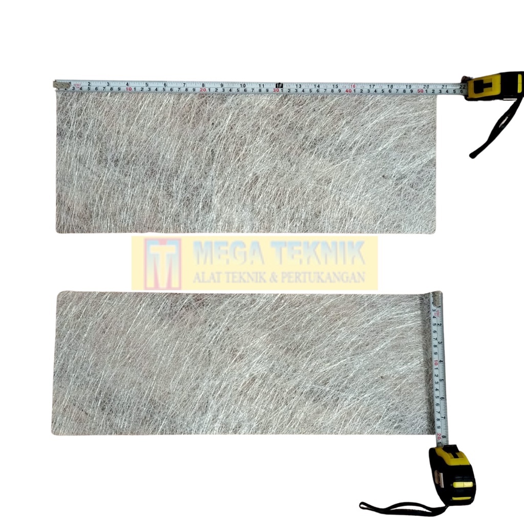 [10 Lembar] Serat Fiber Vise 20x52cm - Fiber Glass Anti Bocor Perbaikan Atap
