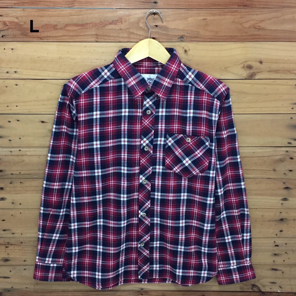Kemeja Flannel Marmot Size L