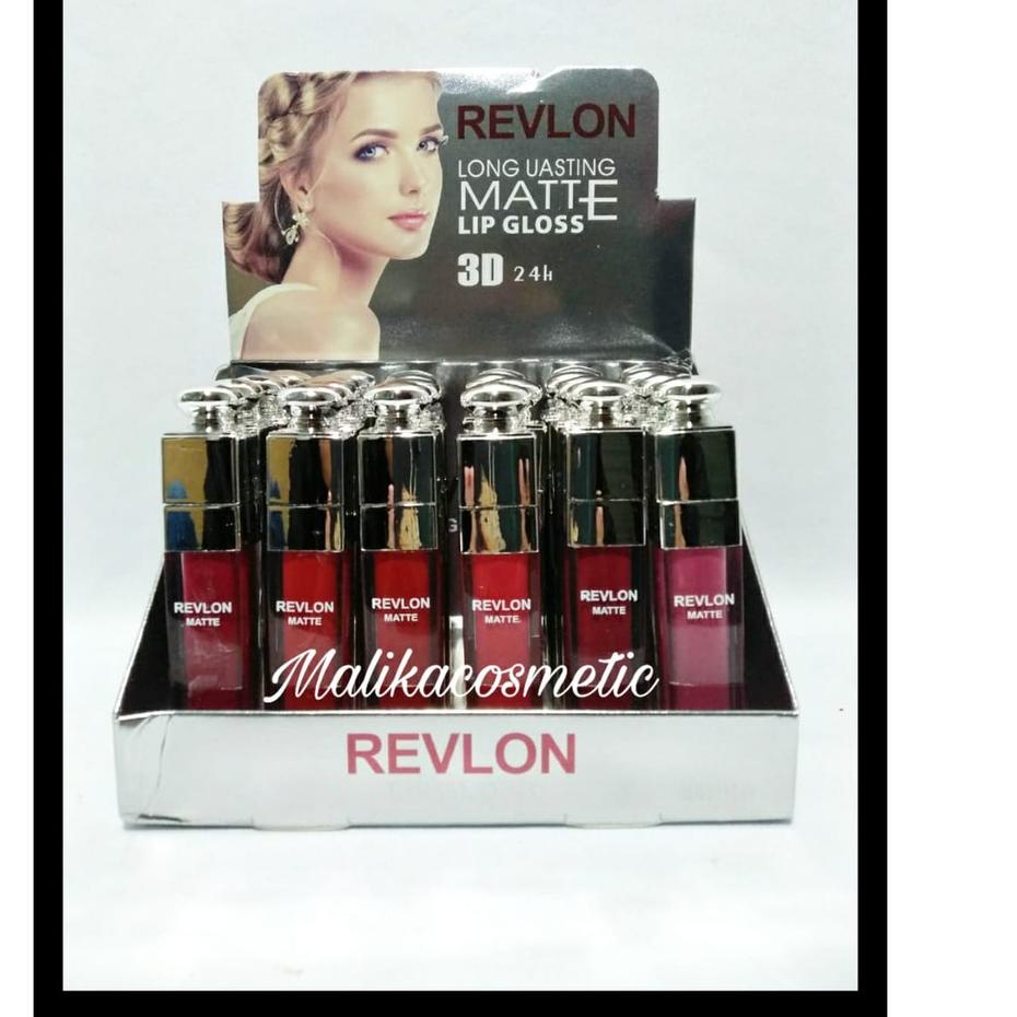 Memang Keren--( PER BOX ) REVLON MATTE 3D LIPGLOSS / LIP REVLON 3D MATTE