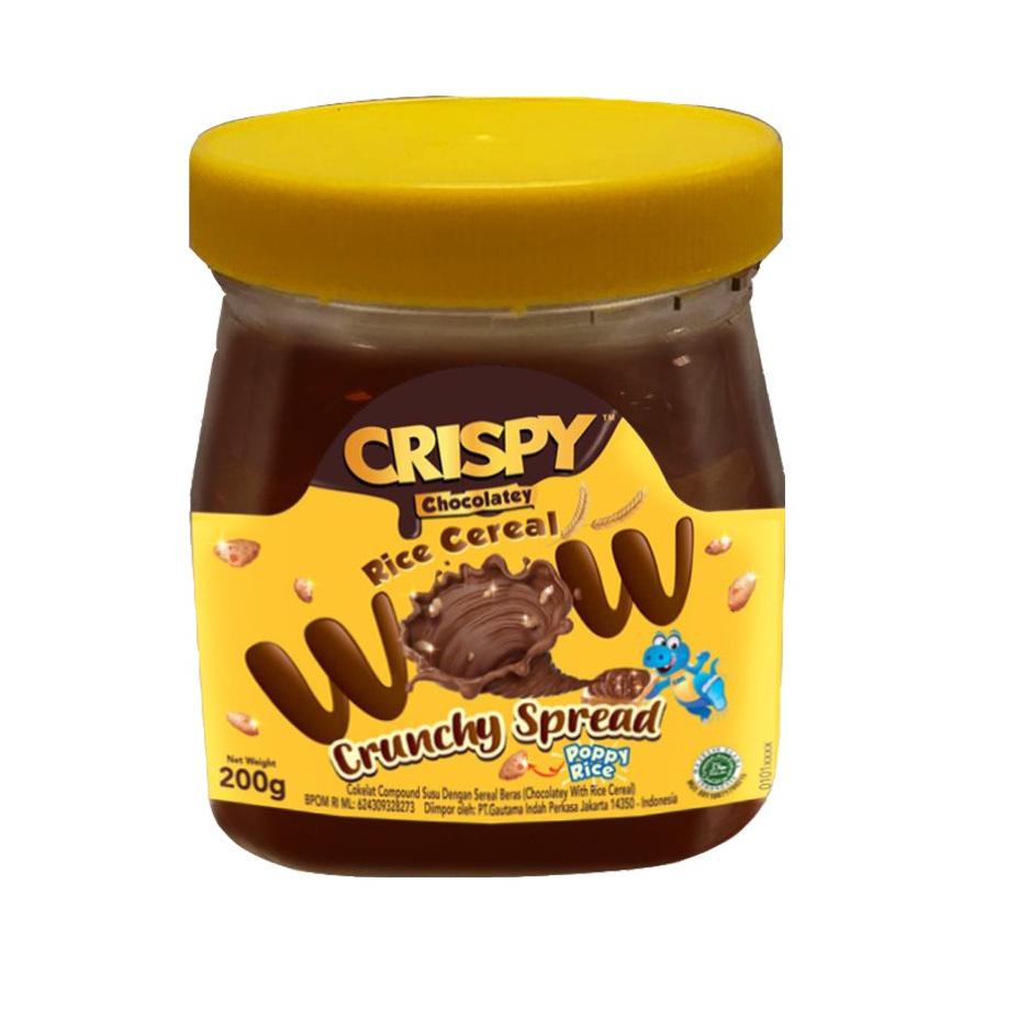 

Diskon.. Selai Coklat CRISPY Chocolatey Crunchy Spread 200g 91