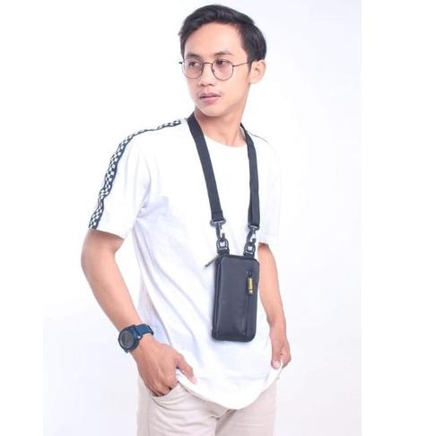 Paling Diminati Tas hp pria selempang anti air / Tas Selempang HP TERBARU KANEEN